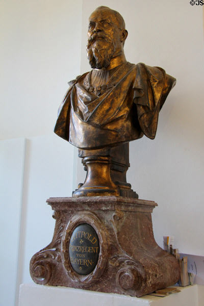Bronze bust of Prince Regent Luitpold of Bavaria (1900) by Wilhelm von Rümann at Bavarian National Museum. Munich, Germany.