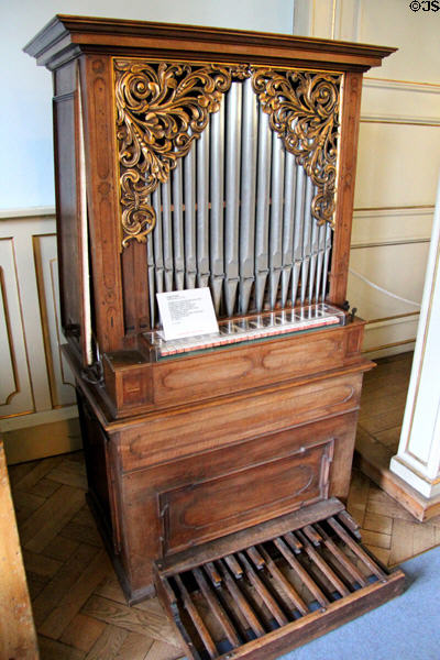 Positive organ (c1700) from Southern Germany at Deutsches Museum. Munich, Germany.