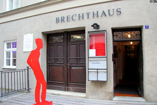 Brechthaus Museum (1998) (Auf dem Rain 7) early childhood home of famous playwright Bertolt Brecht. Augsburg, Germany.
