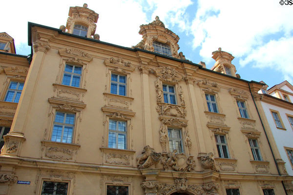 Baroque Böttinger mansion (1707-13) on Judenstrasse in old town Bamberg. Bamberg, Germany.