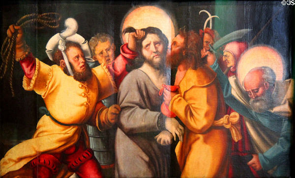 Arrest of Christ painting (c1518-20) by Hans Baldung Grien at Coburg Castle. Coburg, Germany.