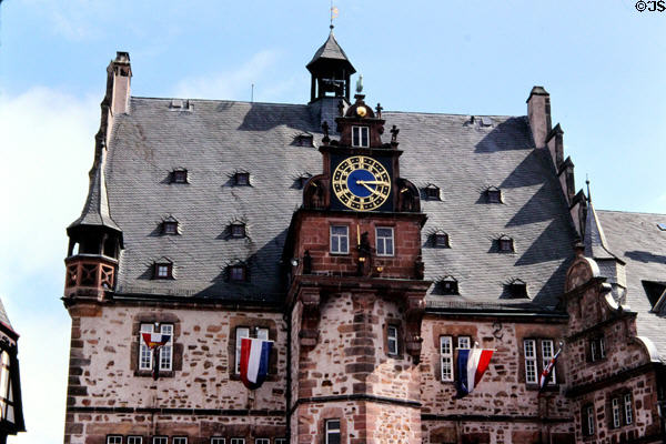 Rathaus (city hall) (1512-27) on marketplace. Marburg, Germany.
