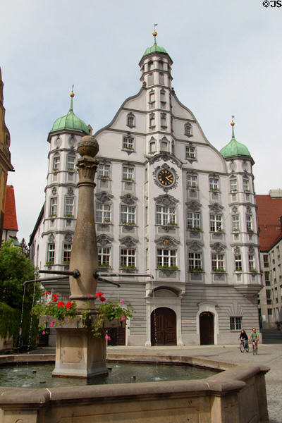 Memmingen Rathaus (16thC) (on Marktplatz). Memmingen, Germany. Style: Renaissance.
