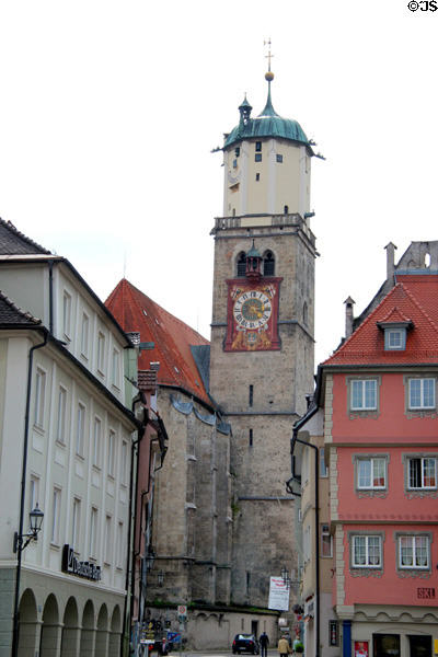 St Martin Lutheran church (1325-1500). Memmingen, Germany. Style: Gothic.
