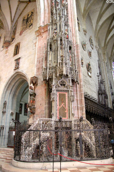 Pulpit of Ulm Münster. Ulm, Germany.