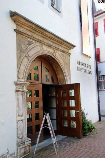 Entrance to Museum of Bread and Art. Ulm, Germany.