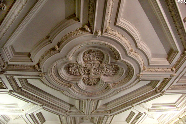 Carved coffered ceiling (16thC) at Ulmer Museum. Ulm, Germany.