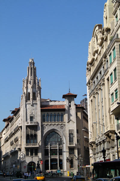 Caixa de Pensions (Pension Fund) building (1917). Barcelona, Spain.