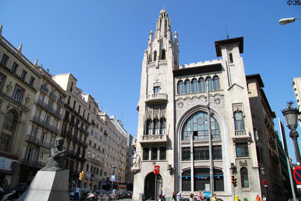 Caixa de Pensions (Pension Fund) building (1917). Barcelona, Spain.