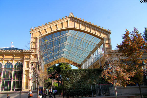 Hivernacle built for 1888 Universal Exposition in Ciutadella Park. Barcelona, Spain. Architect: Josep Amargós i Samaranch.