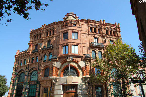 Catalan Electricity Building (1897-9) (near Barcelona's Arc de Triomphe on 42 Roger de Flor). Barcelona, Spain. Architect: Pere Falqués i Urpí.