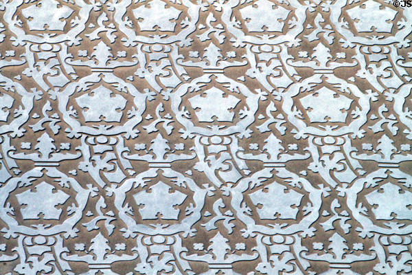 Stucco pattern on Casa Amatller. Barcelona, Spain.