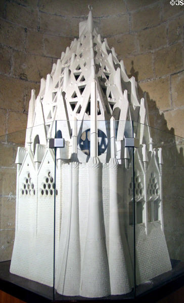 Model for Sacristy (reproduction) by Antoni Gaudí at Sagrada Familia. Barcelona, Spain.
