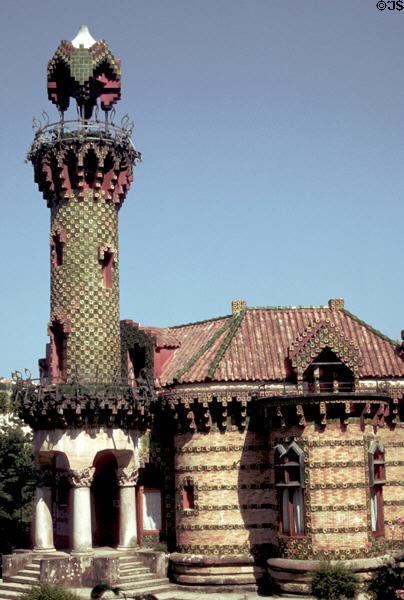 El Capricho Comillas (1883-5) (near Santander). Comillas, Spain. Architect: Antoni Gaudí.