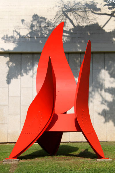 Four Wings sculpture (1972) by Alexander Calder at Fundació Joan Miró. Barcelona, Spain.