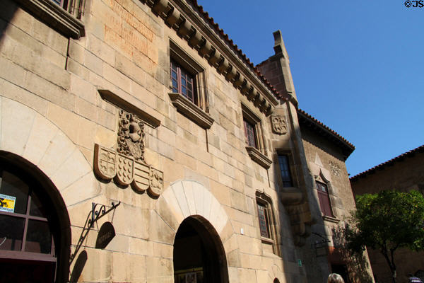 Palacio de los Álava - Esquivel from Basque country at Poble Espanyol (1929 replica). Barcelona, Spain.