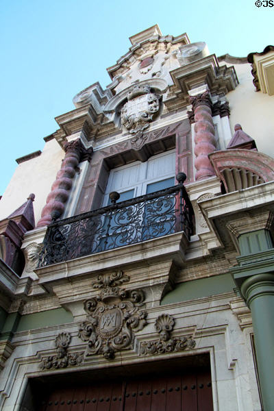 Casa del Marqués de Peñaflor from Andalusia at Poble Espanyol (1929 replica). Barcelona, Spain.