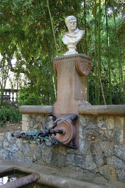 Font d'Hèrcules (1884) by Antoni Gaudí at Pedralbes Park. Barcelona, Spain.