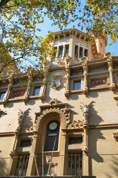 Poliorama Theatre (1883) (La Rambla 115) (former Royal Academy of Science & Arts). Barcelona, Spain. Architect: Joseph Domenech Estapà.