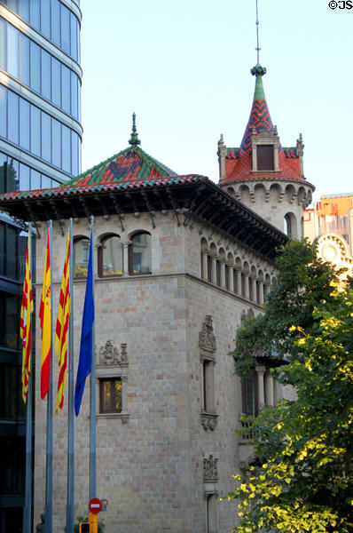 Casa Serra (1903-8) (Rambla de Catalunya 126). Barcelona, Spain.