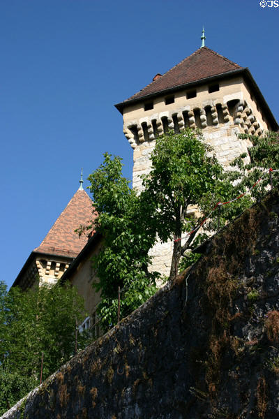 Towers (12thC) of Chateau. Annecy, France.