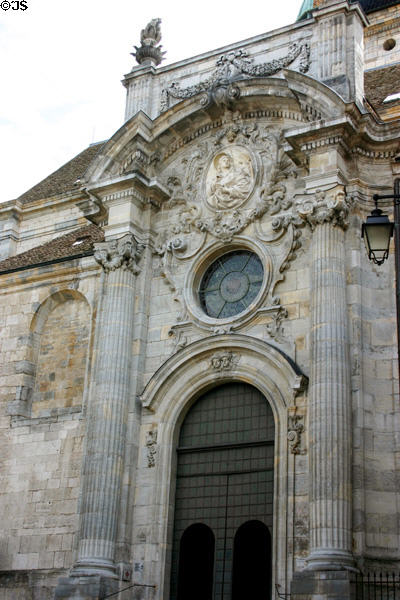 Baroque facade of Cathedral of St Jean (18thC). Besançon, France.