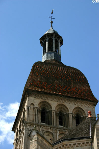 Lantern tower (16thC) of Collegiale Notre Dame. Beaune, France.