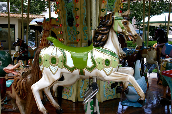 Carousel horse. Beaune, France.