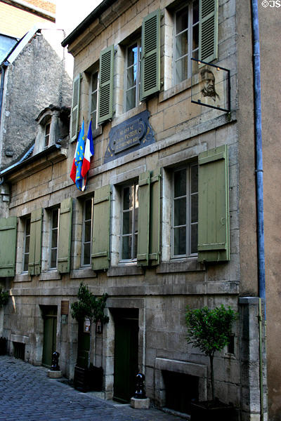 Birth house of Louis Pasteur (December 27, 1822). Dole, France.
