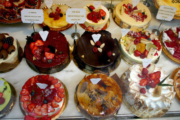 Array of cakes. Metz, France.
