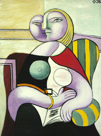 The Reader (1932) by Pablo Picasso in Musée Picasso. Paris, France.