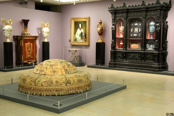 Second Empire decorative arts gallery at Musée d'Orsay. Paris, France.
