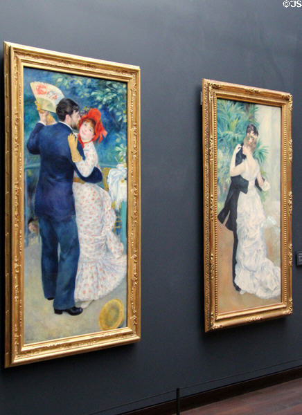 Auguste Renoir gallery at Musée d'Orsay. Paris, France.