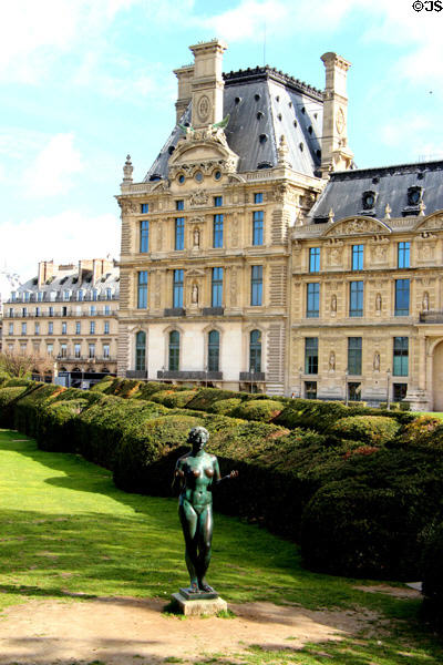 Marsan Pavilion of Louvre Palace, home of Decorative Arts Museum. Paris, France.