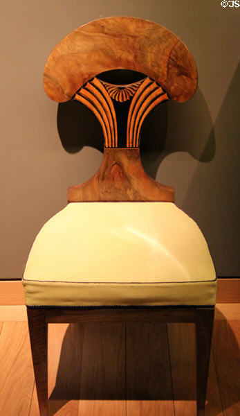 Viennese chair (c1825) at Louvre Museum. Paris, France.