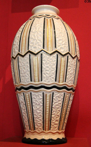 Sèvres porcelain Aubert vase 34 (1925) by Félix Aubert at Sèvres National Ceramic Museum. Paris, France.