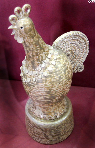 Sèvres stoneware rooster (1933) by Paul Beyer at Sèvres National Ceramic Museum. Paris, France.