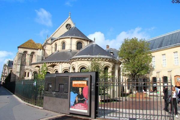 Priory church of Saint-Martin-des-Champs the complex which houses Arts et Metiers Museum. Paris, France.