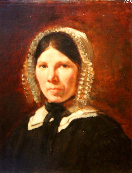 Portrait of governess Jenny le Guillou (c1840) by Eugène Delacroix at Eugene Delacroix Museum. Paris, France.