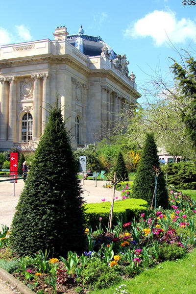 Gardens of Grand Palais. Paris, France.