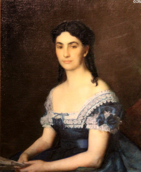 Portrait of Countess de Callac (c1874) by Jean-Jacques Henner at J.J. Henner Museum. Paris, France.