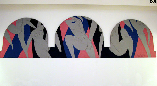 La danse painting (1931-3) by Henri Matisse for Exposition Internationale 1937 at Palais de Tokyo. Paris, France.