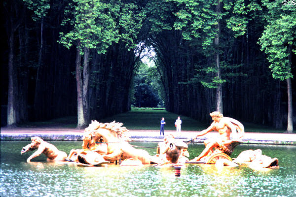 Apollo fountain at Versailles Palace. Versailles, France.