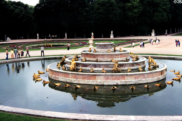 Fountain at Versailles Palace. Versailles, France.