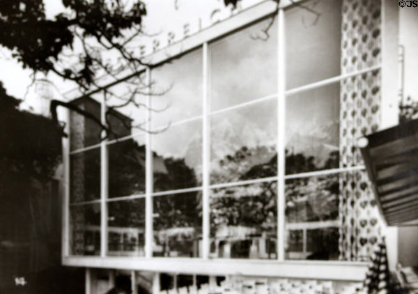 Austrian Pavilion at Exposition Paris 1937. Paris, France. Architect: Oswald Haerdtl & Josef Hoffmann.