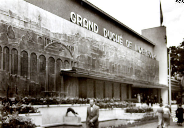 Luxembourg Pavilion at Exposition Paris 1937. Paris, France. Architect: Nicolas Schmit-Noesen.