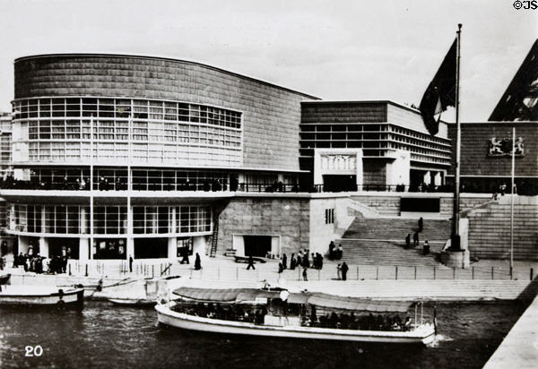 Belgian Pavilion at Exposition Paris 1937. Paris, France. Architect: Henri Van de Velde.