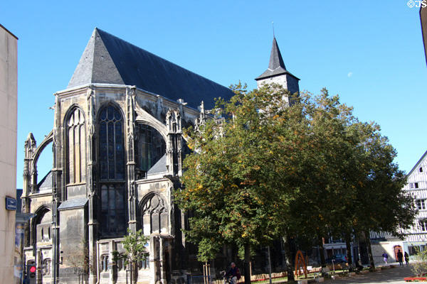 Temple St Éloi (1580) Protestant church on Place de la Pucelle. Rouen, France.