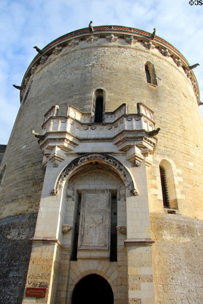 Tour Heurtault of Chateau Royal of Amboise. Amboise, France.