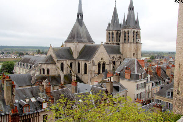 Saint-Nicolas church (rue Saint-Laumer). Blois, France.